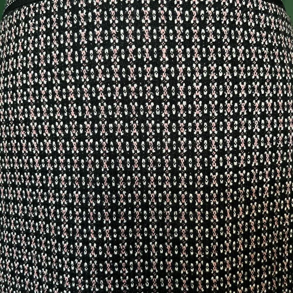 Ann Taylor Wool Blend Blk/Gray/Pink Classic Tweed Business Skir… - Picture 3 of 7